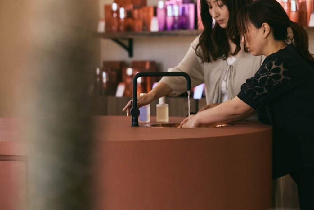 商品体験の様子